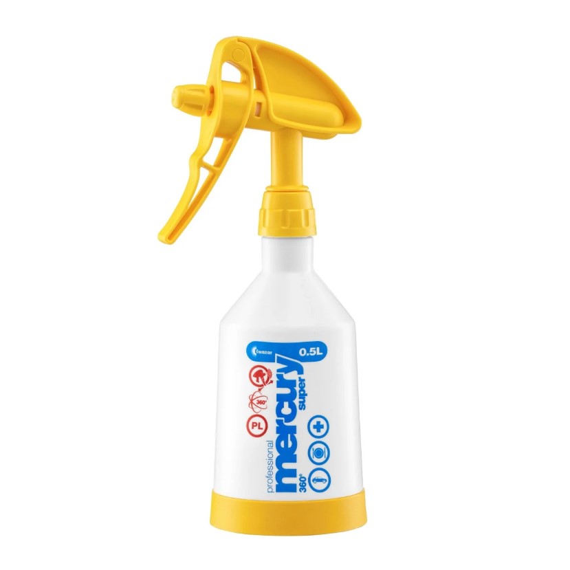 Kwazar 360 Derecede Her Açıdan Çift Atımlı Sarı Sprey Şişe 500ml