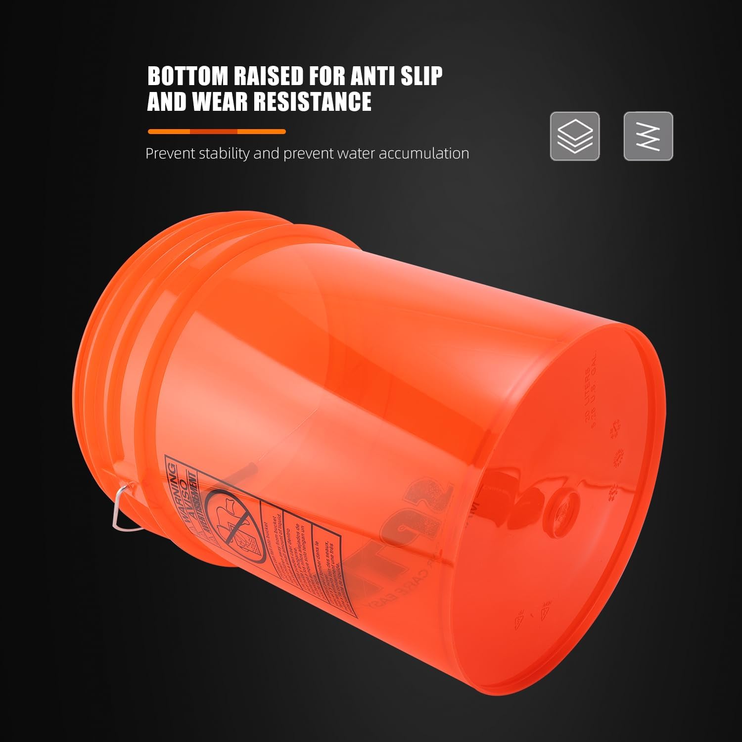 Spta Grit Guard Wash Bucket Kapaklı ve SÜZGEÇLİ Yıkama Kovası Ve Kova Aparatı - Görsel 5